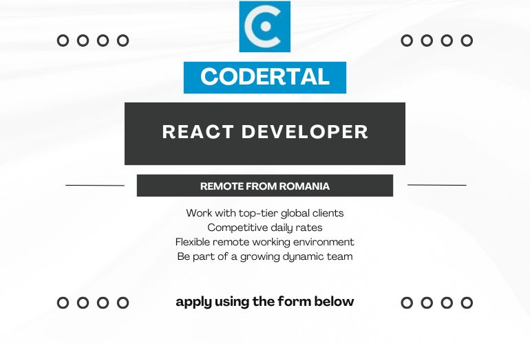 React Developer Remote Romania