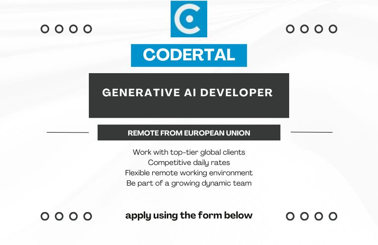 generative ai developer remote from european union